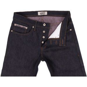 Naked & Famous Super Guy Hanami Selvedge Indigo/Pink